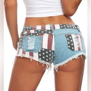 Patriotic Short Jeans